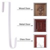 Sattiyrch 12" Wreath Hanger for Front Door,Metal Over The Door
