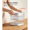 Homerunpet Cat Water Fountain Tritan with Wireless Pump, 2.5L/84oz