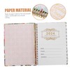 FUNOMOCYA Efficient Study Planner Academic Appointment Notepad Daily Schedule Organizer