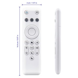 VINABTY Replacement Remote Control Suitable for Epson Video Projector CO-FH01, CO-FH02, CO-W01, White