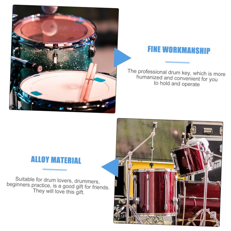 Gatuida Electric Drum Key Tool Alloy Drum Tuning Key for