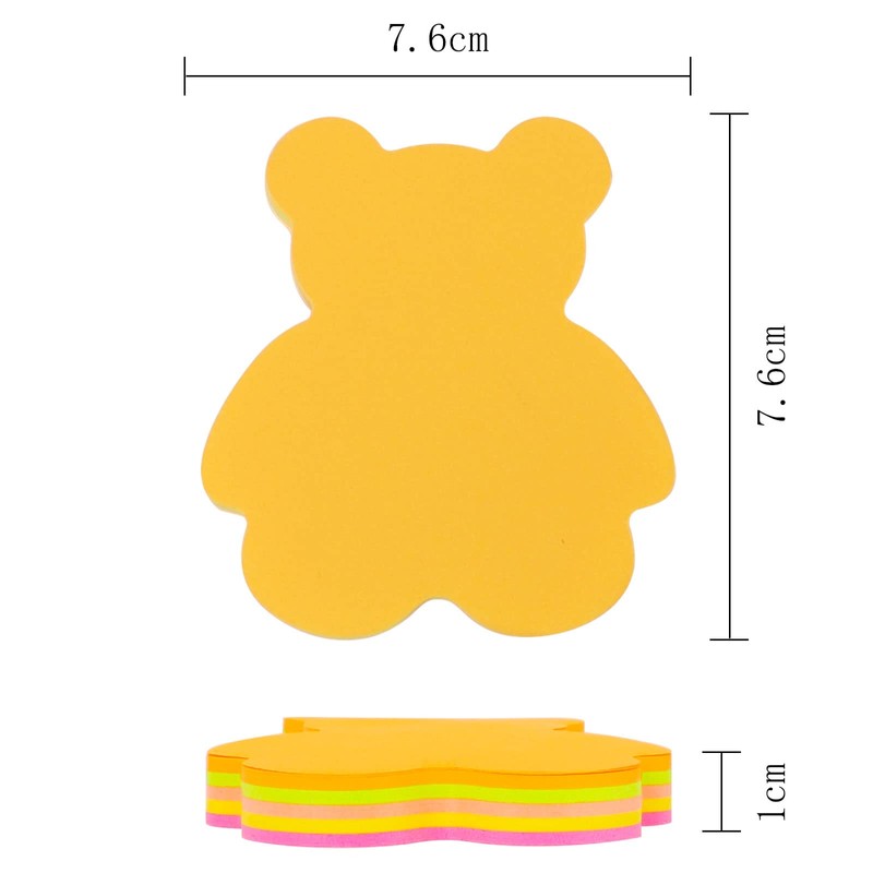 Sticky Notes, Self-Stick Removable Shaped Sticky Notes - 14 Pads