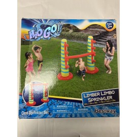 Bestway H2O GO! Limber Limbo Sprinkler Outdoor Pool Game Float Yard Toy Fun Bestway