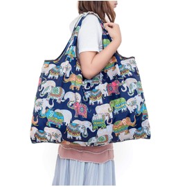 LANODO Eco Bag, Shopping Bag, Storage, Large Capacity, Easy, Folding (FX), FX-077