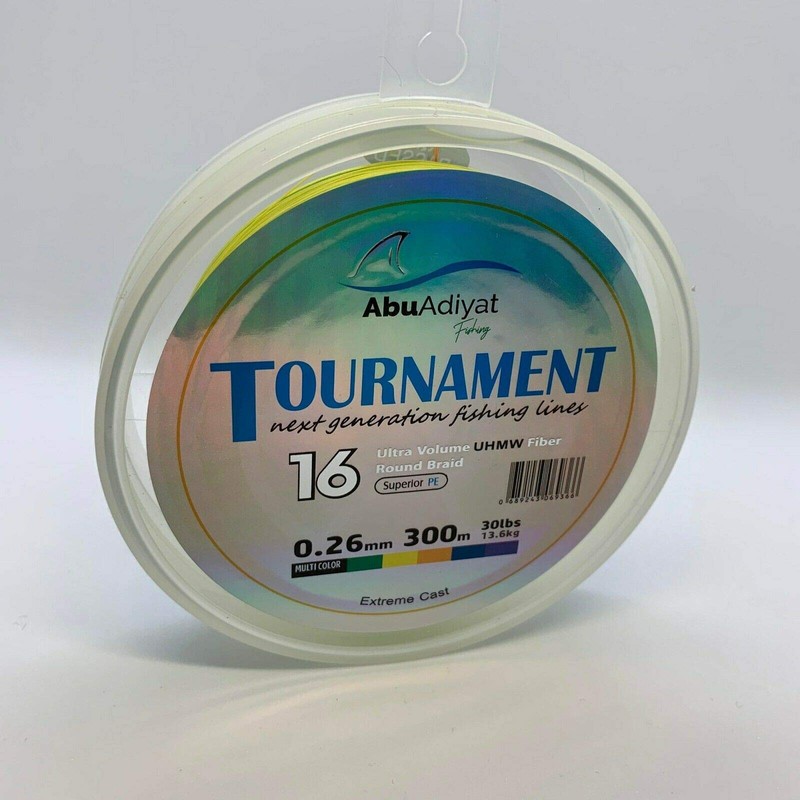 Tournament Series 16 Strand Braided Fishing Line (Multicolour, 20lb/150M)