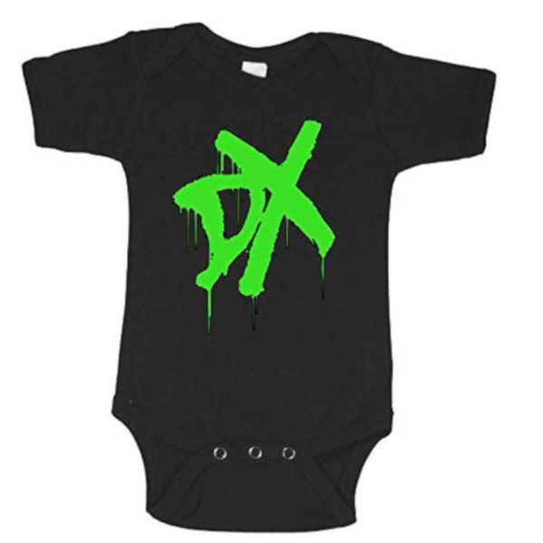 Squared Circle DX Degeneration X Baby Infant Kids Bodysuit Romper Creeper (Newborn) Black