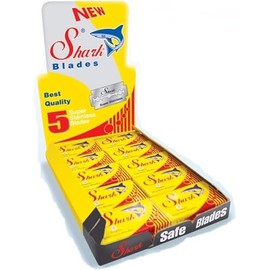 Shark Super Stainless razor blades, space-saving packaging, 100 pcs