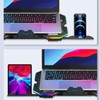 Laptop Cooling Pad RGB Cooler Laptop Stand with 6 Quiet