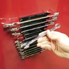Sealey WR03 Magnetic Spanner Rack - Capacity 12 Spanners, Silver