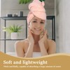 FwQoFvk Hair Drying Caps with Elastic Strap, Soft Absorbent Head