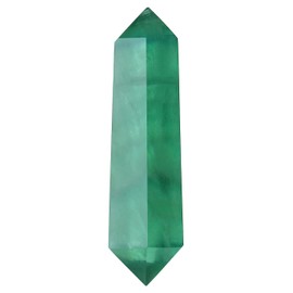 GUJOXILA 8-9 cm Green Fluorite Crystals Stones 1 Piece Large Hexagonal Gemstones Healing Stones Natural Gemstone Tower Hexagonal Point Crystal Reiki Energy Stone Meditation Gemstone