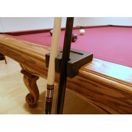 Iszy Billiards Portable 2 Pool Cue Stick Holder Stand Rest, Black