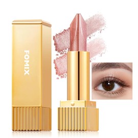 Two Color Eyeshadow Stick, Eyeshadow Pencil, Glitter, Eyeshadow Stick, Crayon, Shading, Light Eyeshadow, Teardrop Bag, Eye Shadow Pen, Waterproof, Highlight, Shine, Moist Eyes, Multicolored - FM05#