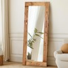 ABSWHLM Full Length Mirror 58"x24" – Solid Wood Frame, HD