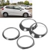 Central Control Air Outlet Trim Rings Carbon Fiber Style Decoration