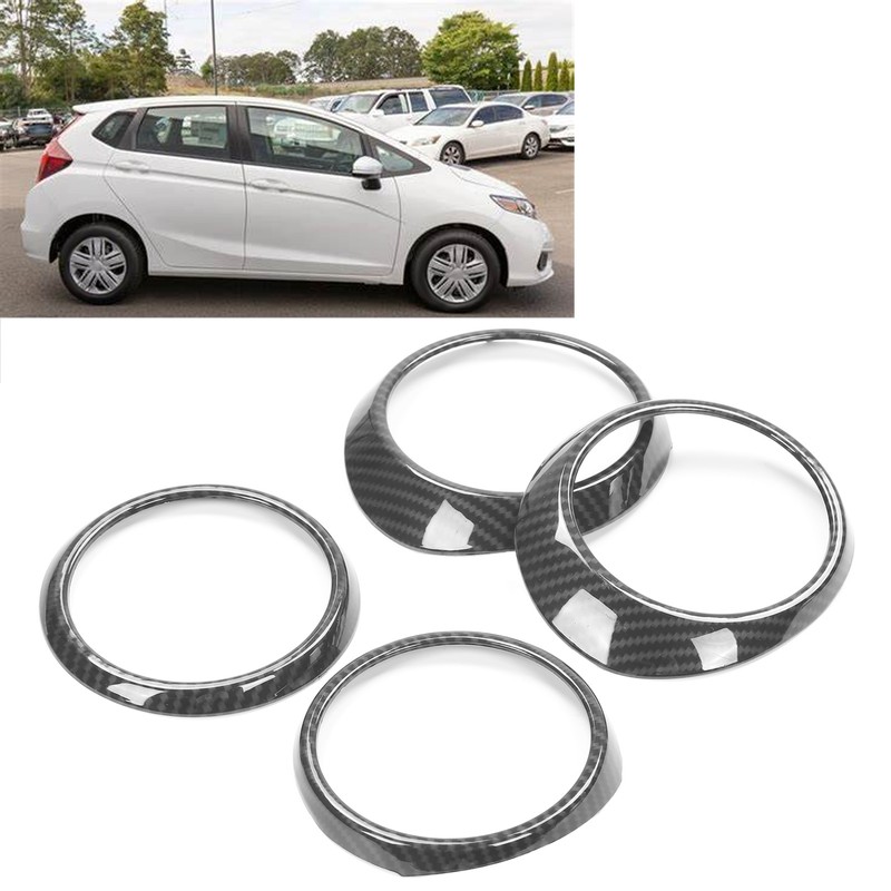 Central Control Air Outlet Trim Rings Carbon Fiber Style Decoration