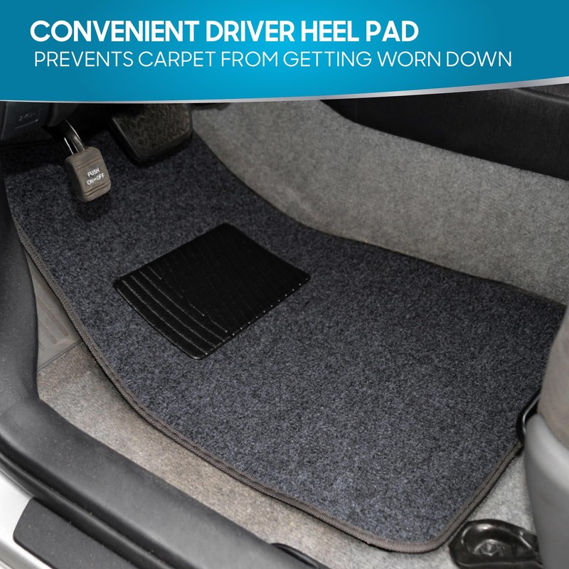 BDK Classic Carpet Floor Mats for Car & Auto -