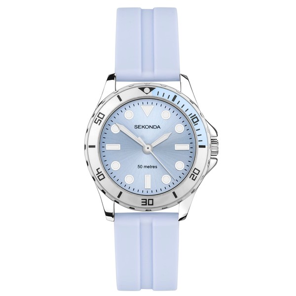 Sekonda Balearic Ladies 33mm Quartz Watch in Blue with Analogue