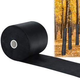 262Ft Tree Protector Wraps, 3.9" Widen Black Tree Trunk Bandage Cover Non-woven Tree Branch Repair Wrap Freeze Protective Tree Wraps to Protect Damaged Bark for Winter Protection Keeping Plants Warm