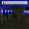 Macarrie 6 Pcs Solar Powered Driveway Markers Reflector Lights Landscape