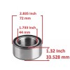 H&H Bros 2 Front Wheel Hub Knuckle Ball Bearing for