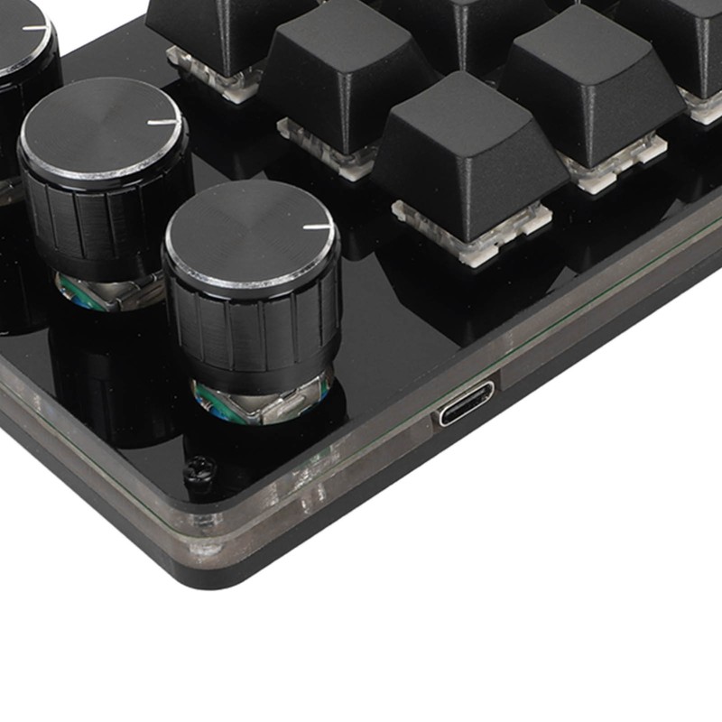 Mini 12 Key Keypad with 3 Knob Custom Programme Hot