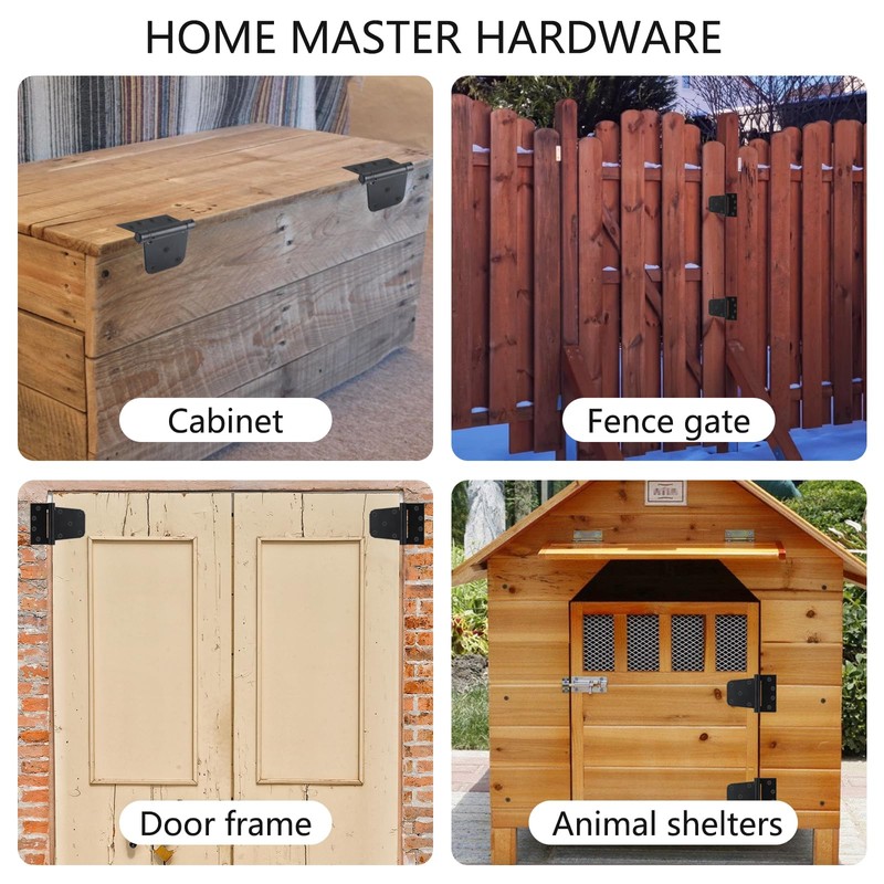 HOME MASTER HARDWARE Self-Closing Spring Gate Hinge 3-1/2" Heavy Duty