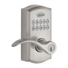 Kwikset SmartCode 955 Pembroke Light Commercial 10-Button Keypad Electronic Lever,