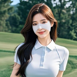 Face Cover For Sun Protection, UV Blocking Facial Sunblock Patches For Skin Nose Protection, Portable Golf Eye Cover For Women Outdoor Activities Cycling Vacation