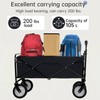 Collapsible Folding Wagon Garden Cart Beach Wagon Grocery Wagon All-Terrain