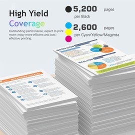 Chipink Versalink C505 Toner Bundle Replacement Compatible with VersaLink C500 Toner 106R03862 106R03861 106R03860 106R03859 Ink for Xerox VersaLink C505 C500 Printer (4 Pack, Black Cyan Yellow Magenta)