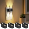 SETEN 4-Pack LED Night Lights Plug into Wall, 2700K Soft