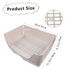 PINVNBY Large Rabbit Litter Box Corner Toilet Box Bigger Pan
