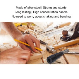 Milling Cutter Bit Collet Extension Chuck 8 mm Shank Woodworking Extensions Drill Chuck Holder Shaft Milling Collet Extension Cutter Bit for Trimming Engraving Machine Spannbuch