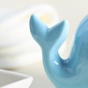 Bicuzat Ceramic Whale Shaped Soap Dispenser with Plastic Pump, Liquid