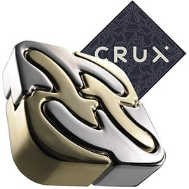 Hanayama Cast Square Puzzle - Level 5 of 6 - Difficult Puzzle - Includes Crux Sticker
