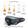 Bikeroo Comfort Saddle for Women & Men - Universal Fit