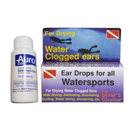 Trident Ear Drops for Swimming, Snorkeling, Scuba Diving, and Watersports - Plastic or Glass Material - 1 Fl Oz