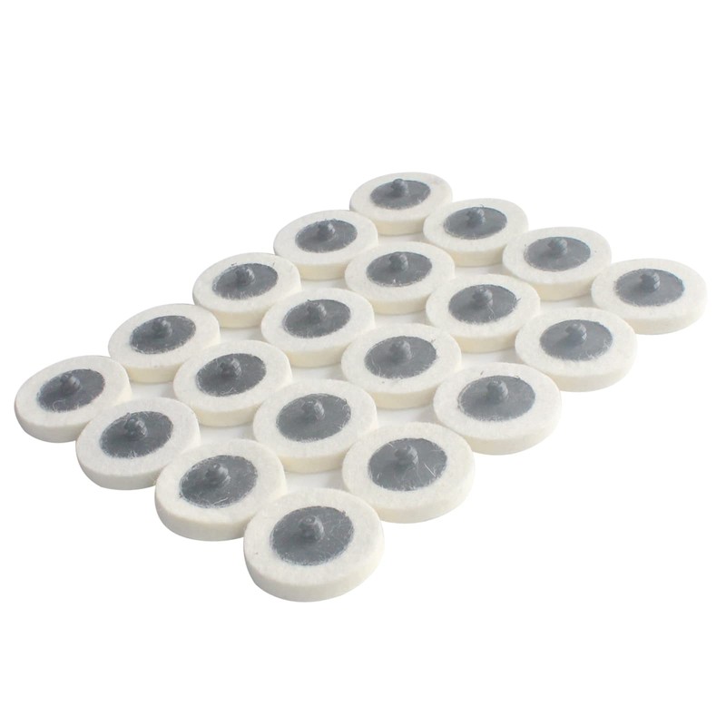 Luo ke 20 Pcs Surface Conditioning Quick Change Compressed Wool