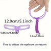 Reusable Eyebrow Stencil Kit with 8 Different Shapes Eyebrow Templates,