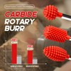 EZARC Tungsten Carbide Rotary Burr Kit, 1/8’’ Shaft Wood Carving