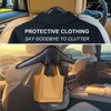 DrvixRex Car Clothes Suit Leather Hanger Bar Vehicle Coat Rod