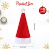 Personalize Pro 20 Pcs Christmas Cutlery Holders, Christmas Santa Hats