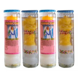 CEB 4 Veladoras Arcangel Uriel De Gel Prep