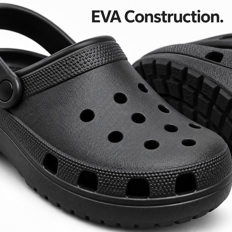 Unisex Lightweight Clog Slippers for Indoor & Outdoor Wear –