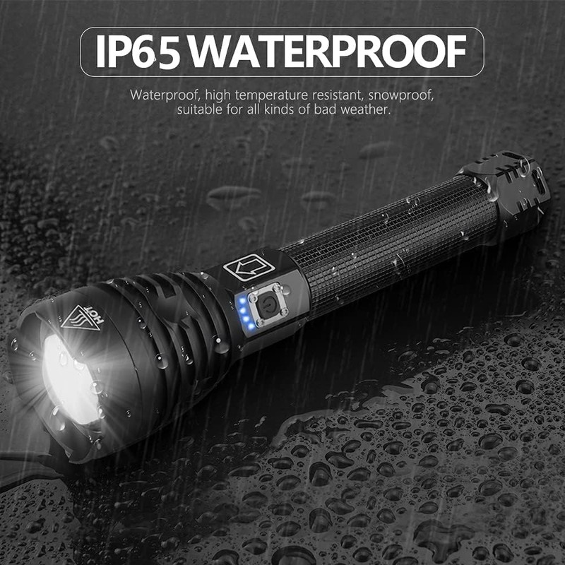 Rechargeable Flashlight High Lumens, Super Bright Handheld LED Flashlights, High