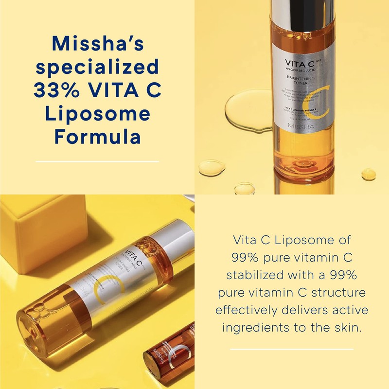 MISSHA Vita C Plus Brightening Toner 200 ml / 6.76