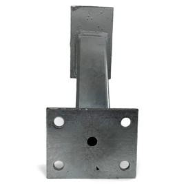 6 Lug Galvanized Spare Tire Mount for I-Beam Boat Trailers with #42 Spindle