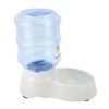 Pet Water Dispenser Gravity Refill Leakage Proof Clear Automatic Dog