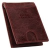 Otto Angelino Top Grain Leather Wallet with Money Clip -